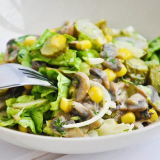 best mushroom salad recipe salata de ciuperci (2)