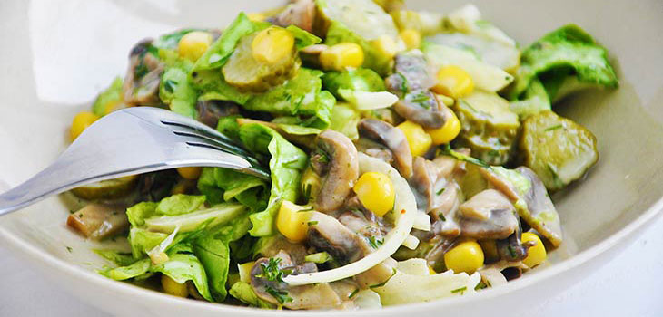 Best mushroom salad recipe salata de ciuperci