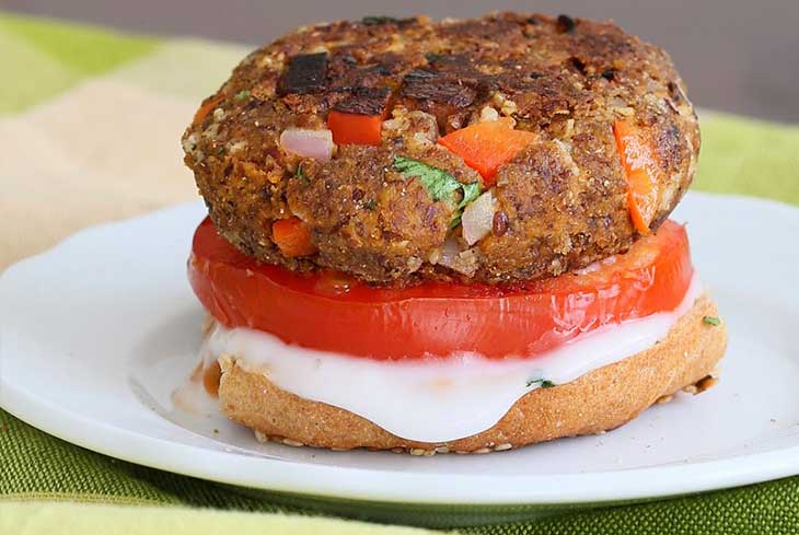 Moroccan Vegan Burger