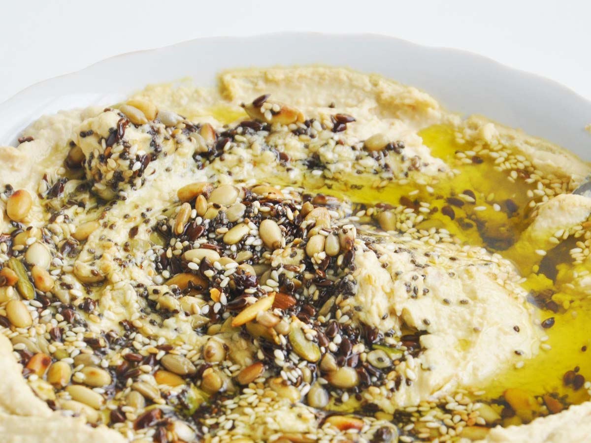 How to make Smooth Hummus with Seeds