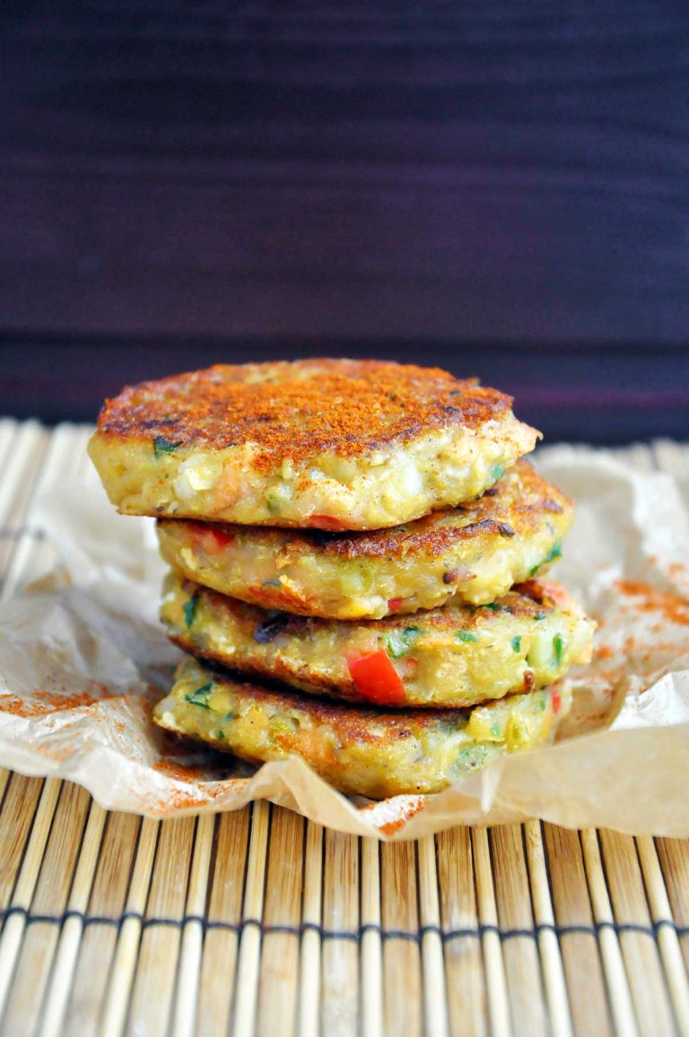 Spicy Asian Veggie Patties Chiftelute vegetariene asiatice_