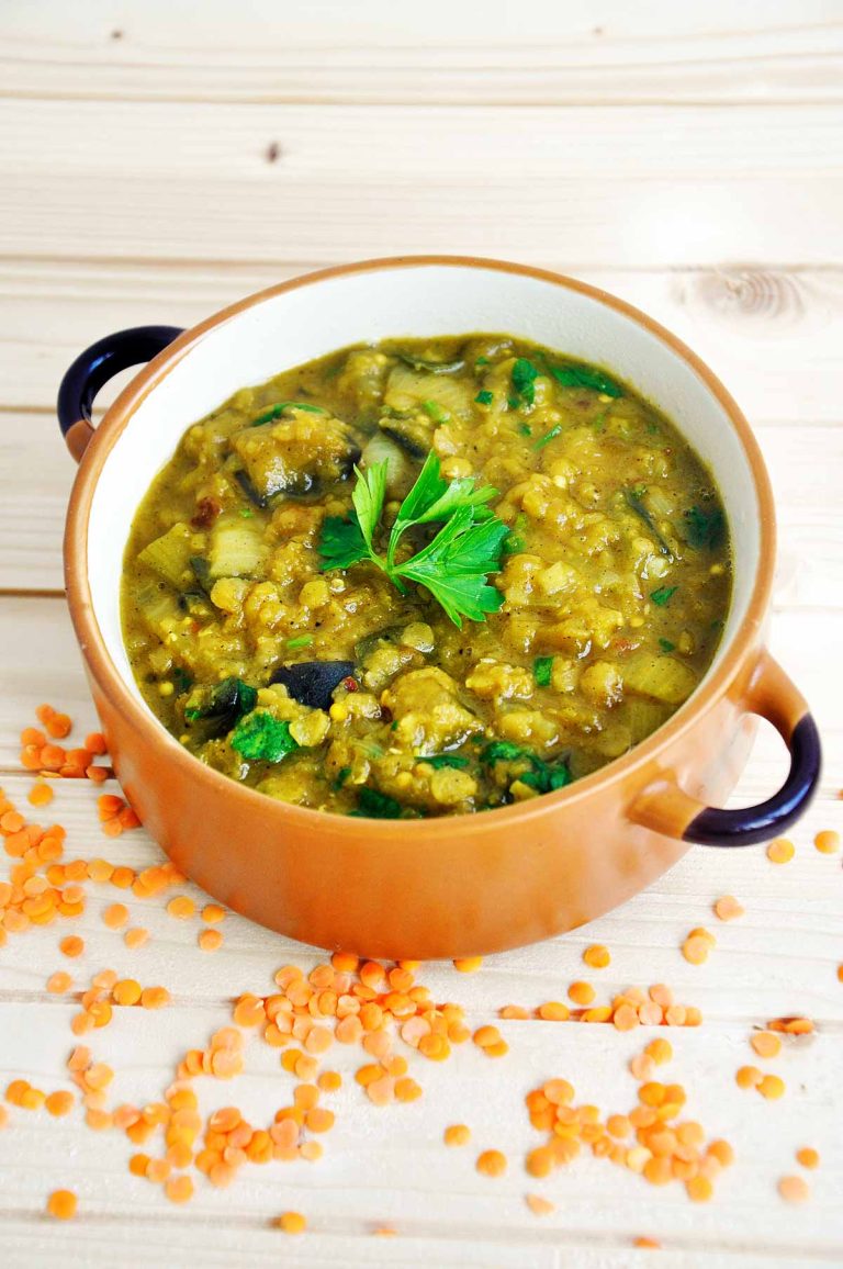 eggplant dhal cu vinete mancare indiana