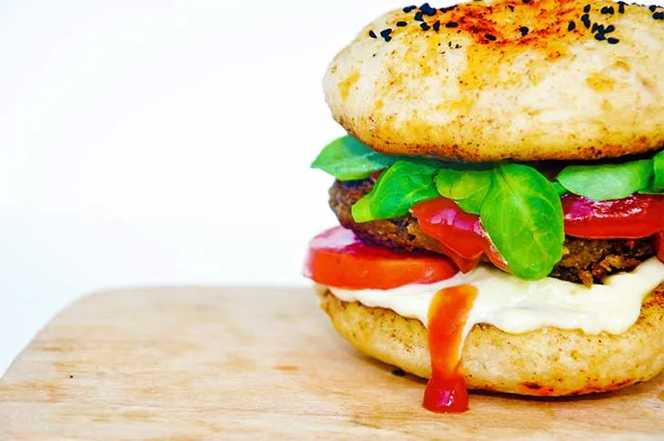 perfect vegan burger vegan chickpea burger