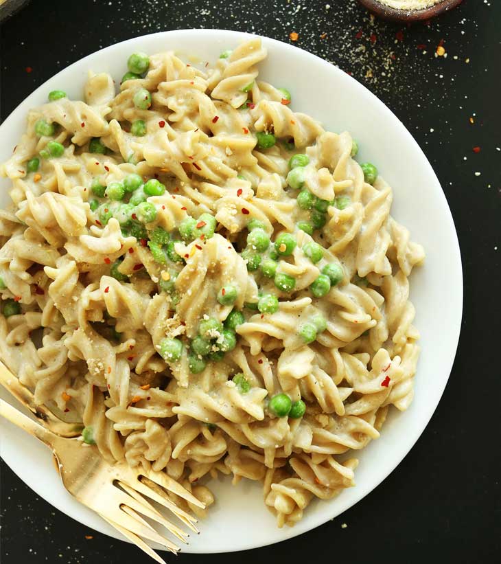 alfredo pasta-vegan vegan dinner recipes