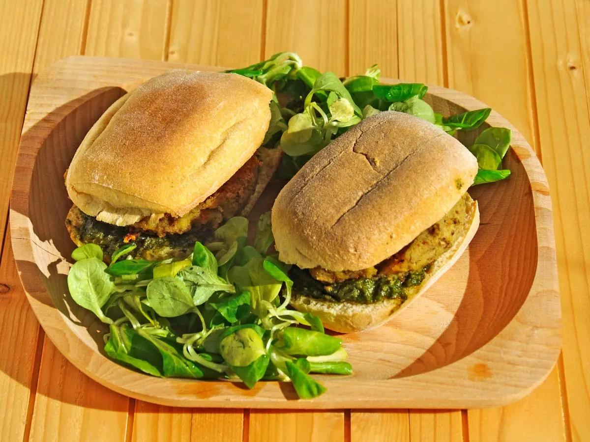 vegan chickpea sandwiches