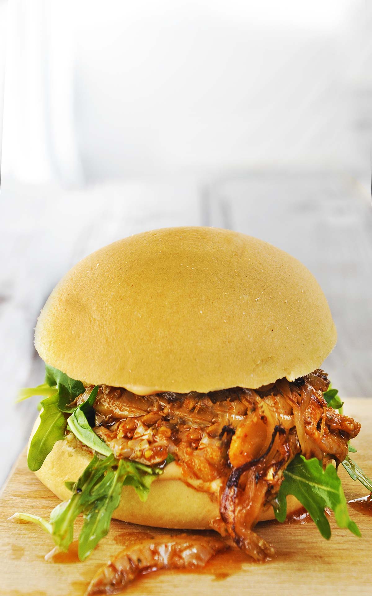 vegan pulled pork burger recipe