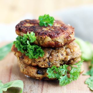 eggplant fritters with mushrooms chiftele de vinete cu ciuperci