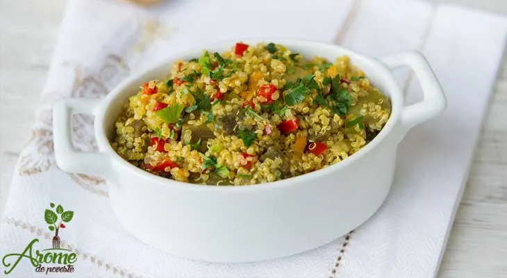 pilaf de quinoa retete vegane pentru cina