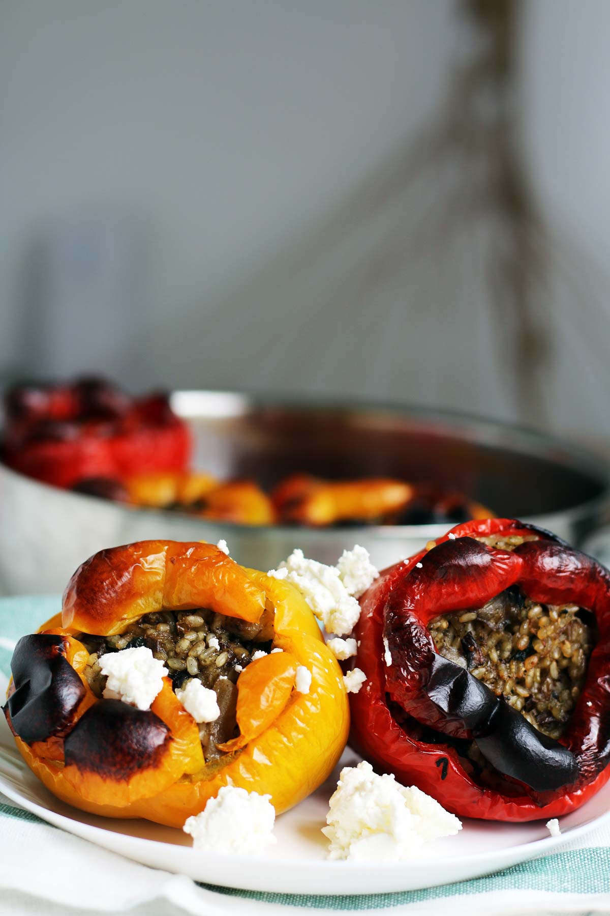 stuffed peppers vegetarian recipe