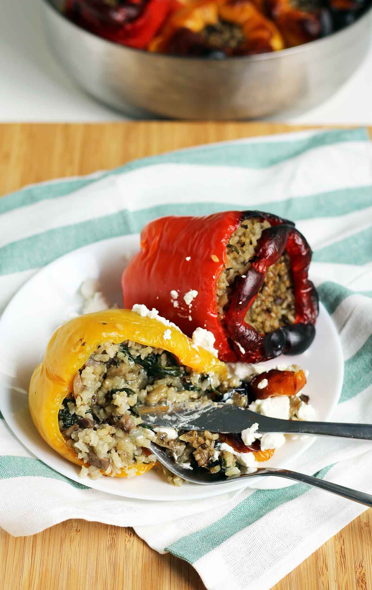 stuffed peppers vegan 