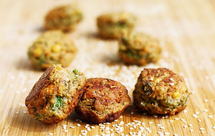Mini Falafel Bites | Gourmandelle | Vegetarian Blog