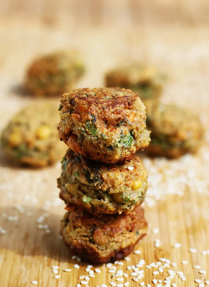 Mini Falafel Bites Vegan Snack Recipes