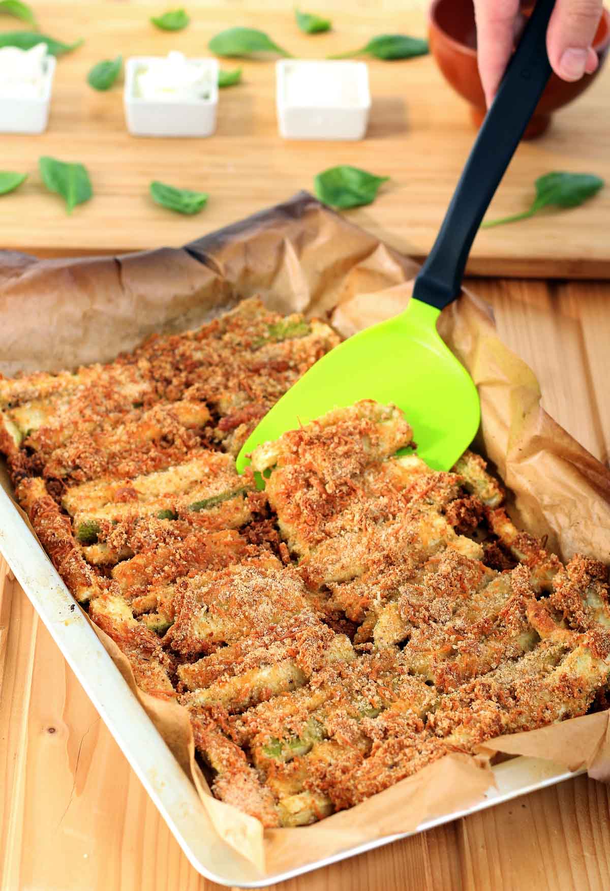 crispy zucchini fries sticksuri crocante de zucchini_