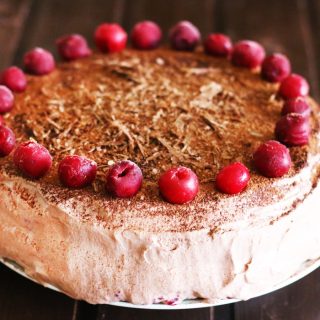 healthy Chocolate Cherry Cake