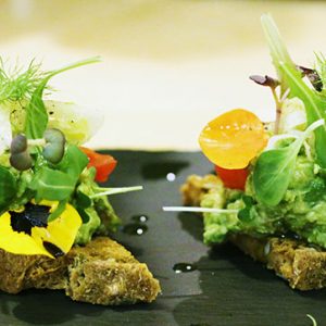 raw vegan avocado appetizer