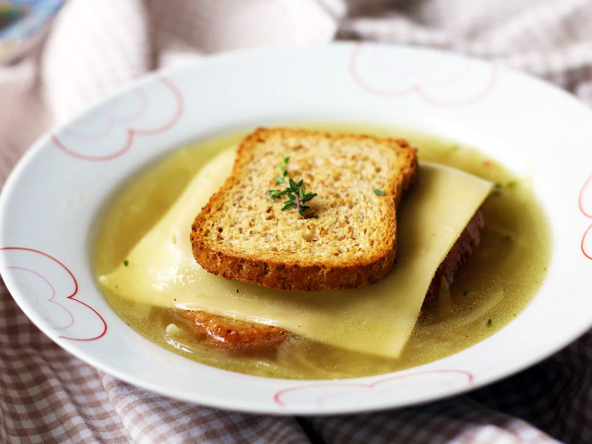 vegan french onion soup recipe with beer