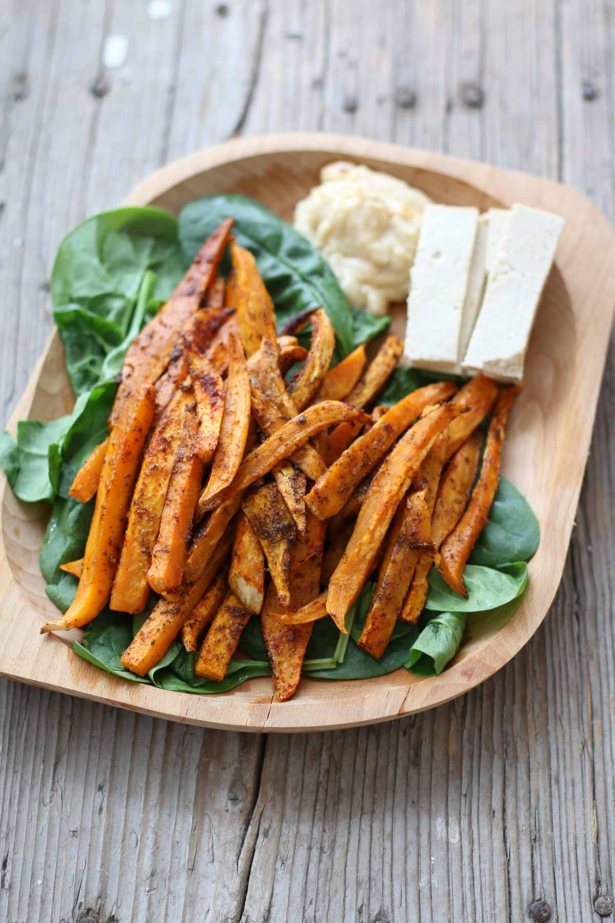 How to make sweet potato fries side dish