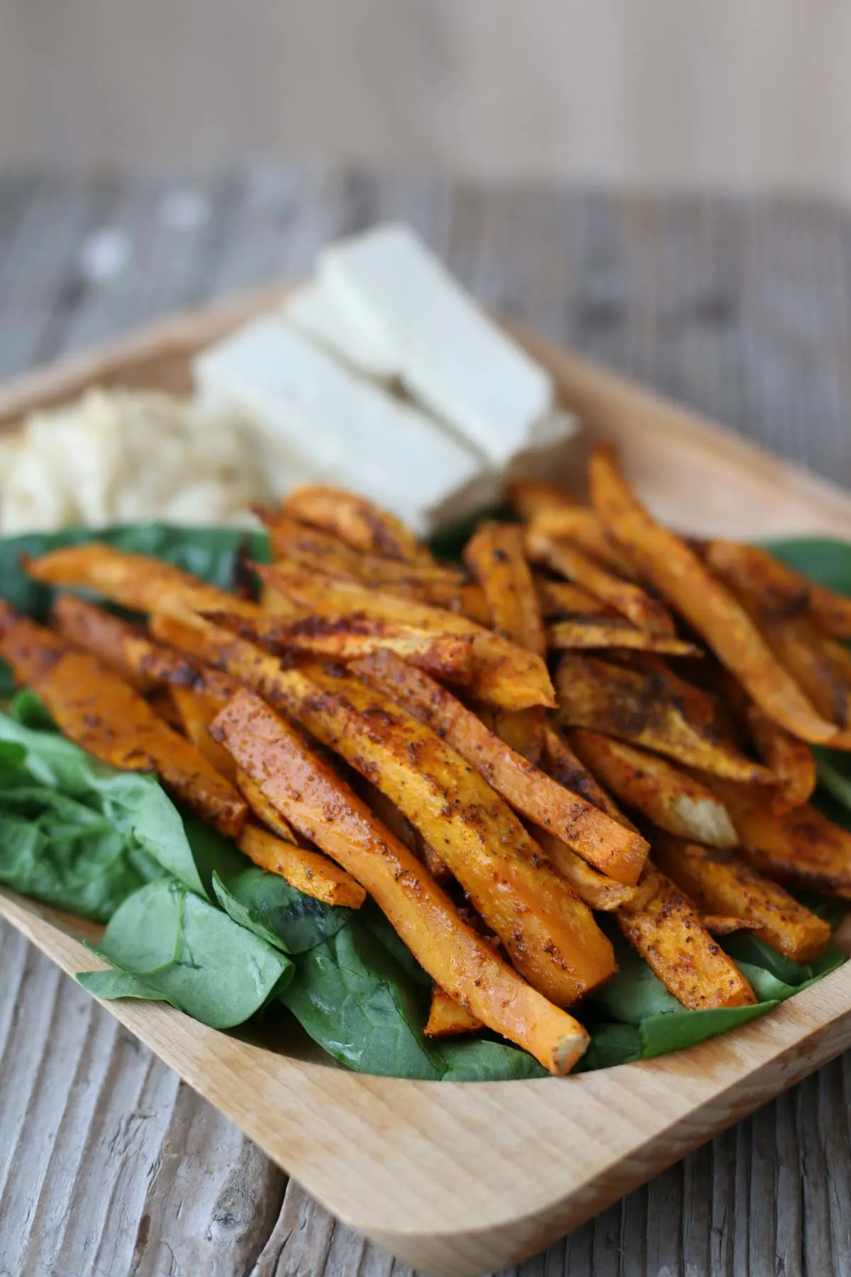 how to make healthy sweet potato fries