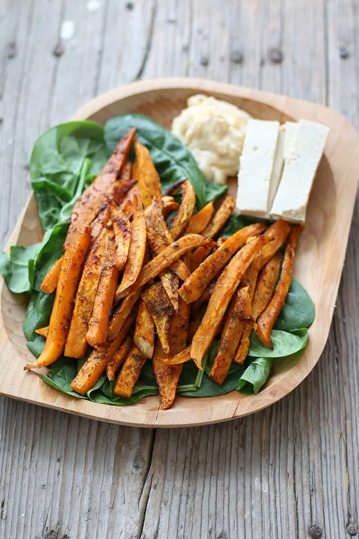 sweet potato fries cartofi dulci pai reteta