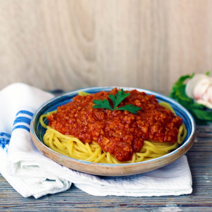 Vegan Bolognese Pasta