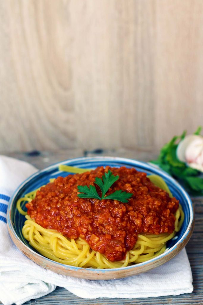 Vegan Bolognese Pasta