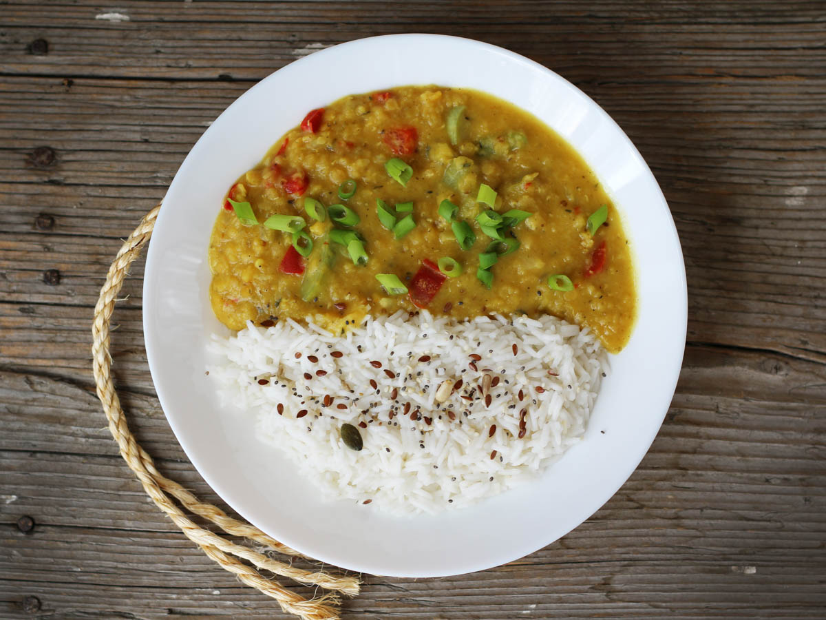 zucchini dal indian recipe