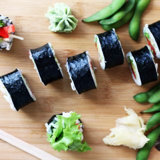 easy how to make vegan sushi vegetarian cum sa faci sushi