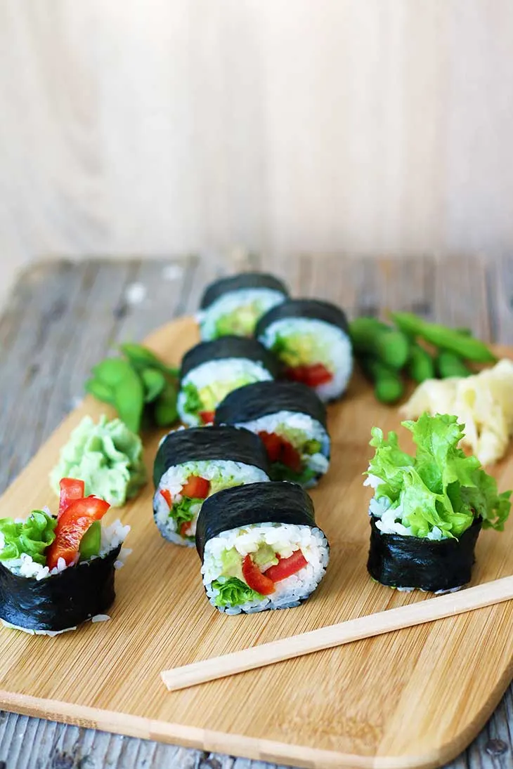 how to make vegan sushi rolls vegetarian 