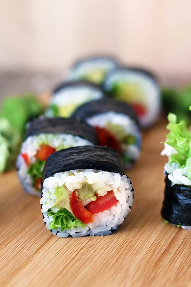 how to make vegan sushi vegetarian cum sa faci sushi reteta