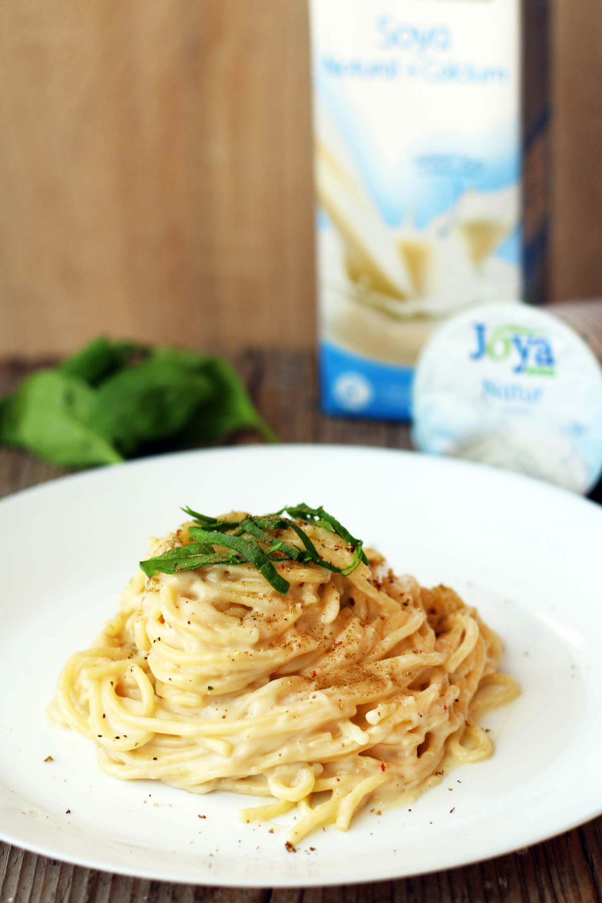 roasted garlic pasta creamy sauce recipe