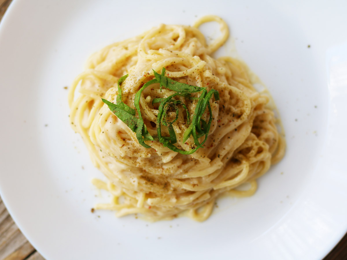 roasted garlic pasta vegan 