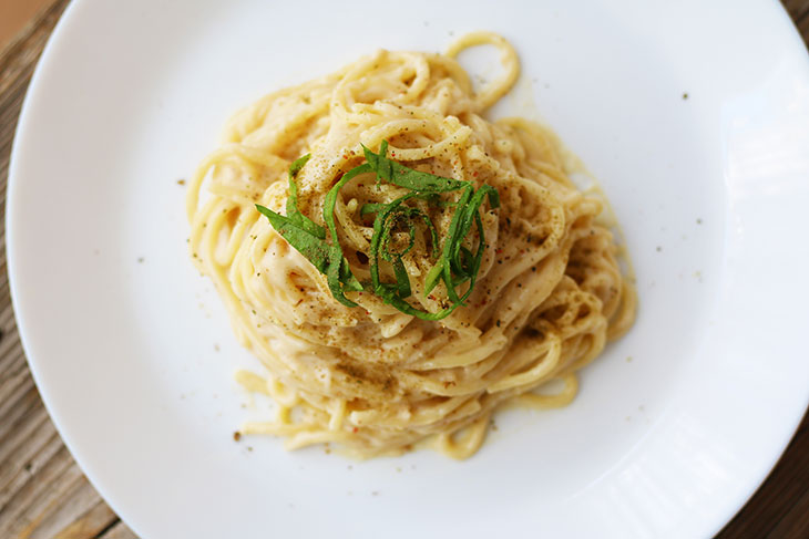 roasted garlic pasta vegan 