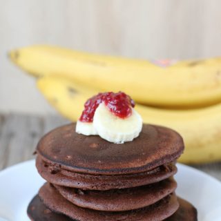 vegan banana pancakes