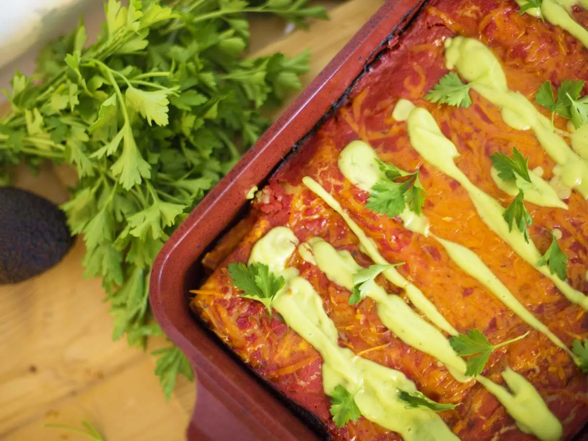 vegan enchiladas mexican recipe