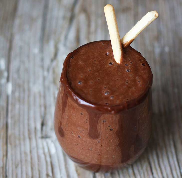 vegan chocolate milkshake recipe de ciocolata reteta