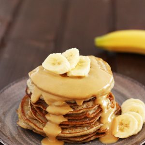 vegan peanut butter pancakes recipe clatite cu unt de arahide