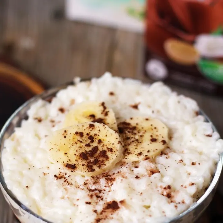 vegan rice pudding budinca orez