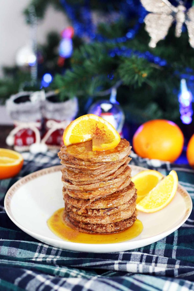 gingerbread pancakes clatite cu aroma de turta dulce reteta