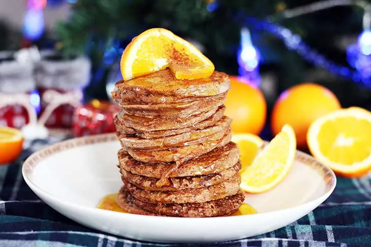 gingerbread pancakes recipe clatite cu aroma de turta dulce