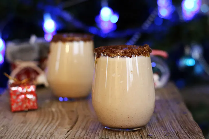 how to make vegan eggnog recipe lichior de oua reteta