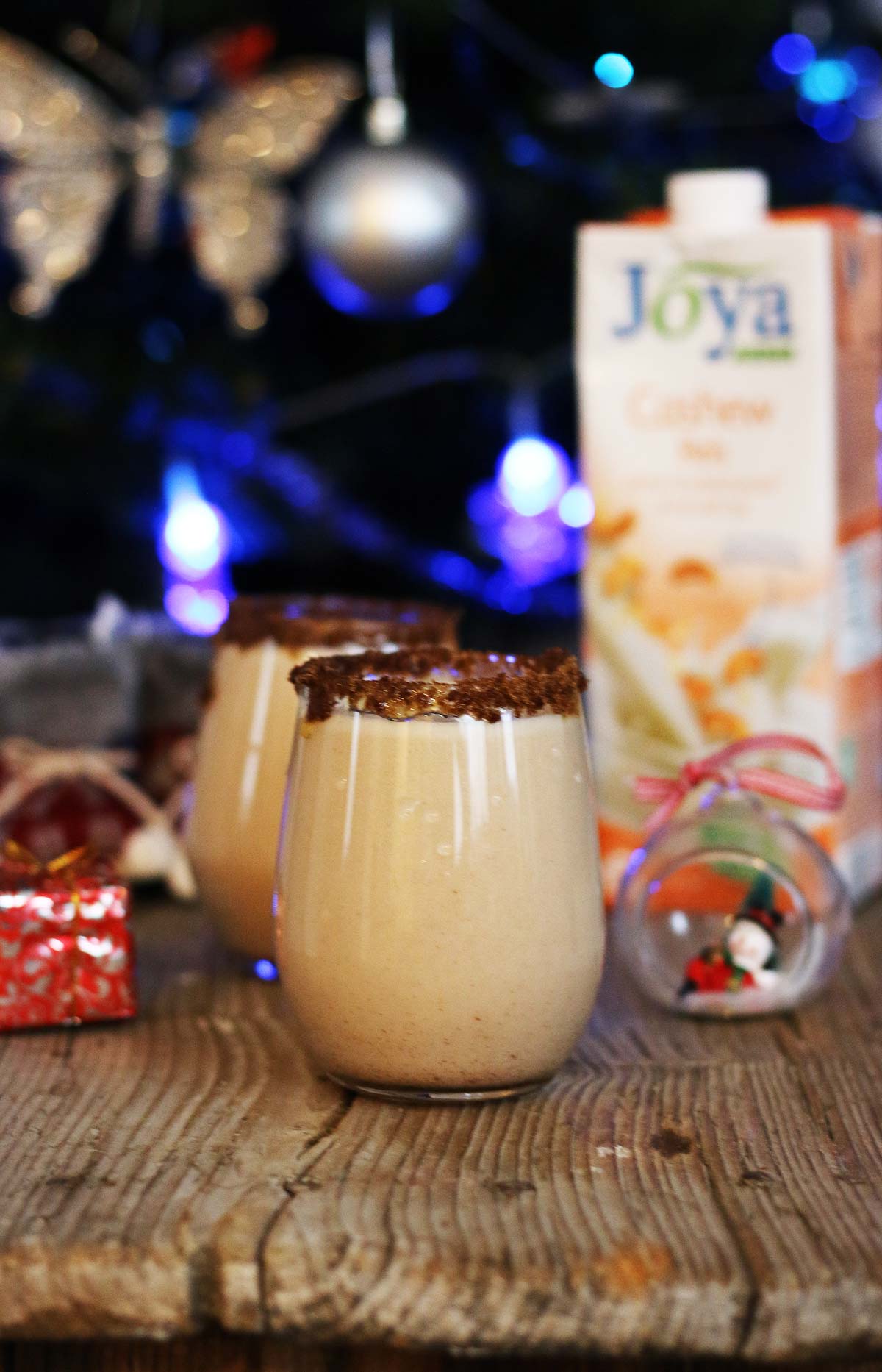 how to make vegan eggnog for Christmas