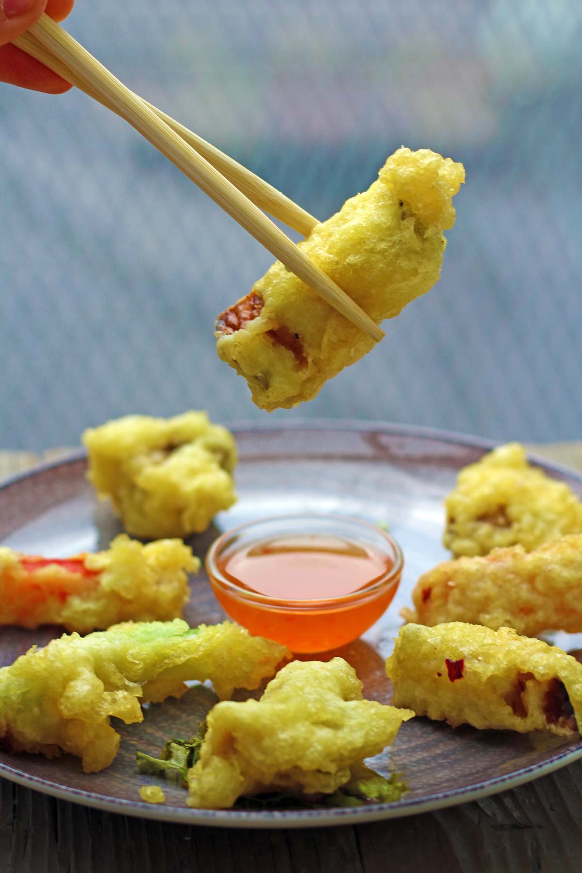 how to make vegetarian tempura