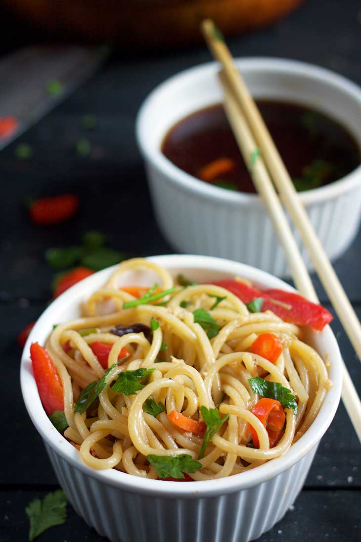 asian vegan lo mein chow mein 