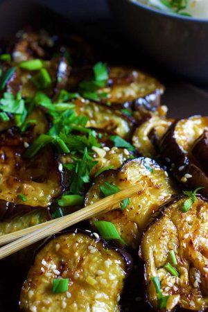 Chinese Eggplant with Garlic Sauce