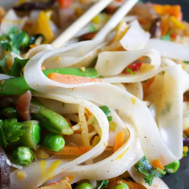 healthy vegan pad thai reteta