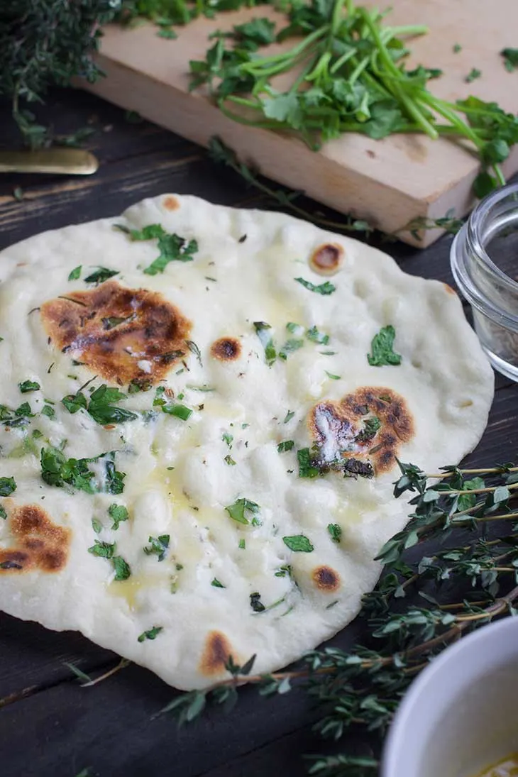 homemade vegan naan recipe indian 