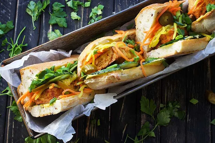 recipe tofu banh mi vegan cu tofu sandvis