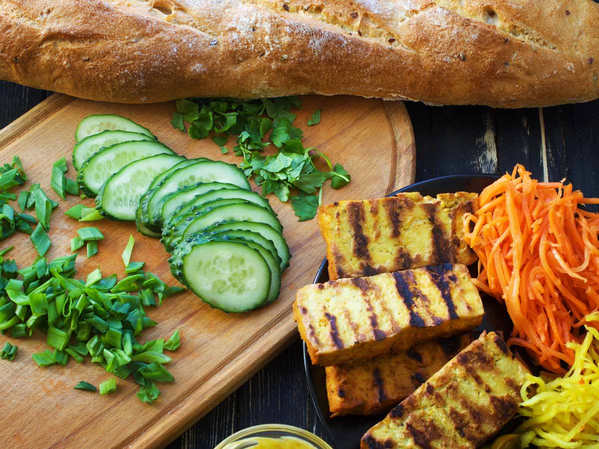 tofu bahn mi