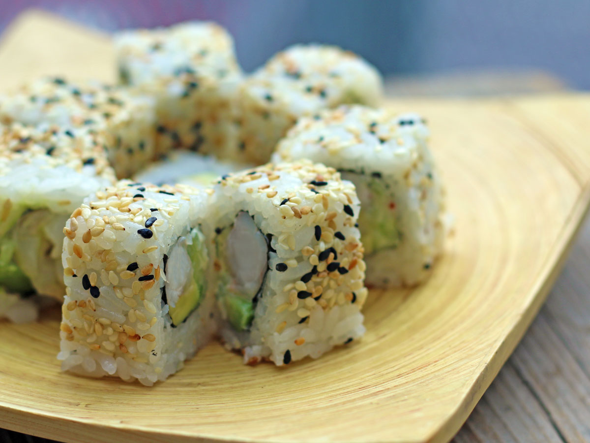 vegan californian maki tofu