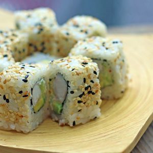 vegan californian maki tofu sushi cu tofu avocado
